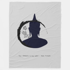 Zen Quote: Wijsheid en Meditatie Fleece Deken