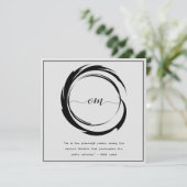 Zen Quote: Wijsheid en Meditatie Kaart (Staand voorkant)