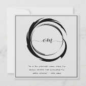 Zen Quote: Wijsheid en Meditatie Kaart (Voorkant)