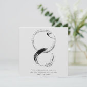 Zen Quote: Wijsheid en Meditatie Kaart (Staand voorkant)