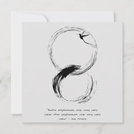 Zen Quote: Wijsheid en Meditatie Kaart