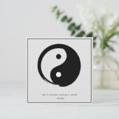 Zen Quote: Wijsheid en Meditatie Kaart (Staand voorkant)