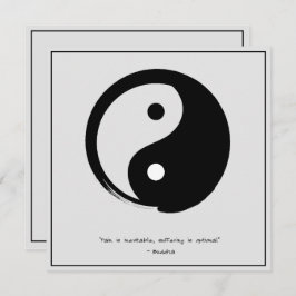 Zen Quote: Wijsheid en Meditatie Kaart