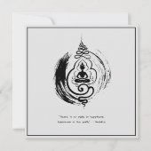 Zen Quote: Wijsheid en Meditatie Kaart (Voorkant)