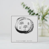 Zen Quote: Wijsheid en Meditatie Kaart (Staand voorkant)