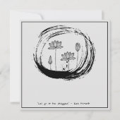 Zen Quote: Wijsheid en Meditatie Kaart (Voorkant)