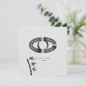 Zen Quote: Wijsheid en Meditatie Kaart (Staand voorkant)