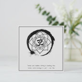 Zen Quote: Wijsheid en Meditatie Kaart (Staand voorkant)