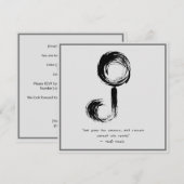 Zen Quote: Wijsheid en Meditatie Kaart (Voorkant / Achterkant)