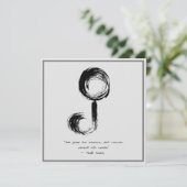 Zen Quote: Wijsheid en Meditatie Kaart (Staand voorkant)