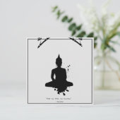 Zen Quote: Wijsheid en Meditatie Kaart (Staand voorkant)
