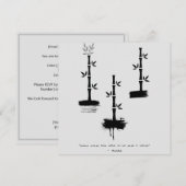 Zen Quote: Wijsheid en Meditatie Kaart (Voorkant / Achterkant)