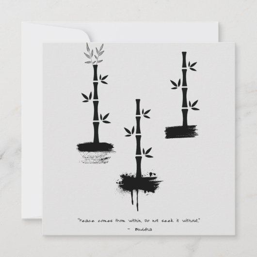 Zen Quote: Wijsheid en Meditatie Kaart (Voorkant)