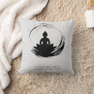 Zen Quote: Wijsheid en Meditatie Kussen