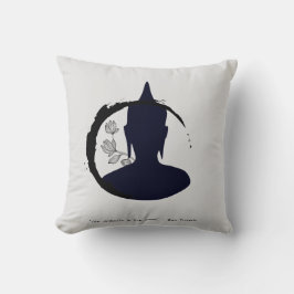 Zen Quote: Wijsheid en Meditatie Kussen