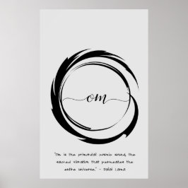 Zen Quote: Wijsheid en Meditatie Poster