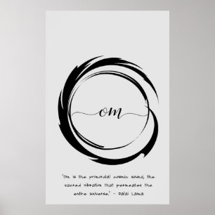 Zen Quote: Wijsheid en Meditatie Poster