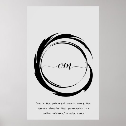 Zen Quote: Wijsheid en Meditatie Poster (Voorkant)