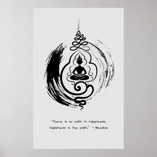 Zen Quote: Wijsheid en Meditatie Poster (Voorkant)
