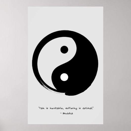 Zen Quote: Wijsheid en Meditatie Poster (Voorkant)