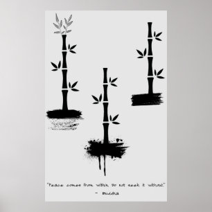 Zen Quote: Wijsheid en Meditatie Poster