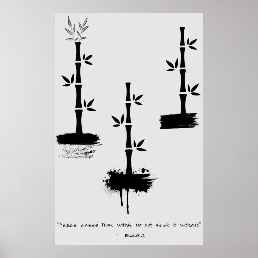 Zen Quote: Wijsheid en Meditatie Poster (Voorkant)