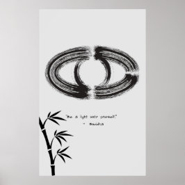 Zen Quote: Wijsheid en Meditatie Poster