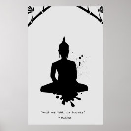 Zen Quote: Wijsheid en Meditatie Poster