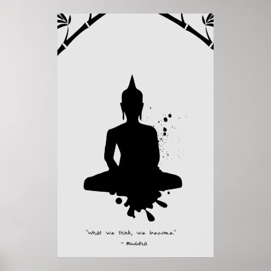 Zen Quote: Wijsheid en Meditatie Poster (Voorkant)
