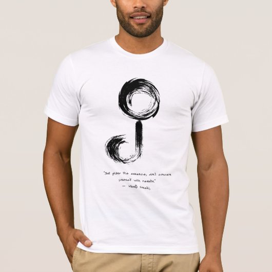 Zen Quote: Wijsheid en Meditatie T-shirt (Voorkant)