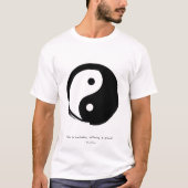 Zen Quote: Wijsheid en Meditatie T-shirt (Voorkant)