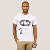 Zen Quote: Wijsheid en Meditatie T-shirt (Voorkant volledig)