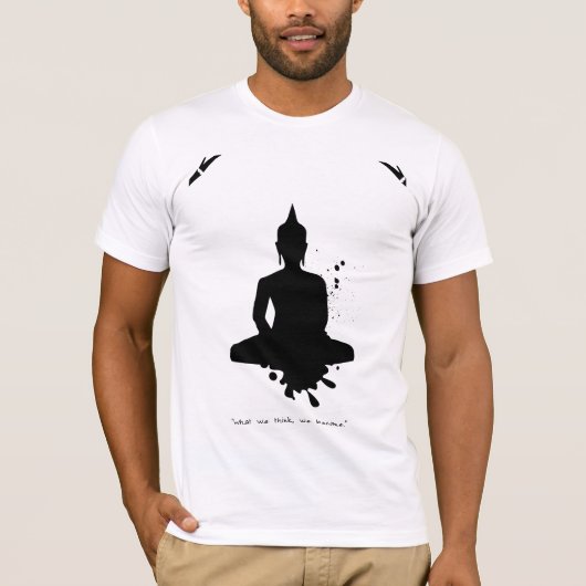 Zen Quote: Wijsheid en Meditatie T-shirt (Voorkant)