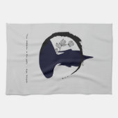 Zen Quote: Wijsheid en Meditatie Theedoek (Horizontaal)