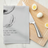 Zen Quote: Wijsheid en Meditatie Theedoek (Quarter Fold)