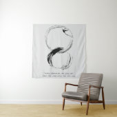 Zen Quote: Wijsheid en Meditatie Wandkleed (In situ)