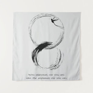 Zen Quote: Wijsheid en Meditatie Wandkleed