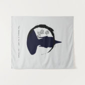 Zen Quote: Wijsheid en Meditatie Wandkleed (Voorkant (horizontaal))