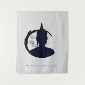 Zen Quote: Wijsheid en Meditatie Wandkleed (Voorkant)