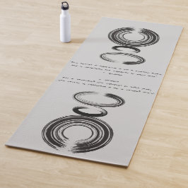 Zen Quote: Wijsheid en Meditatie Yogamat