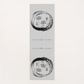 Zen Quote: Wijsheid en Meditatie Yogamat (Voorkant)