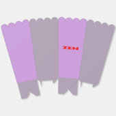 Zen red lilac popcorn boxes bedankdoosjes (Ongevouwen)