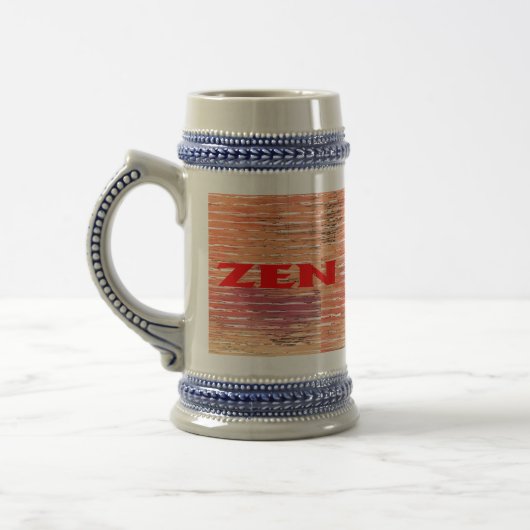 Zen red riet stein bierpul (Links)