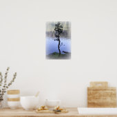 Zen Reflectie - Poster van water en bomen (Keuken)