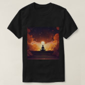 Zen Reflections: Boeddha meditatie overzicht verza T-shirt (Design voorkant)