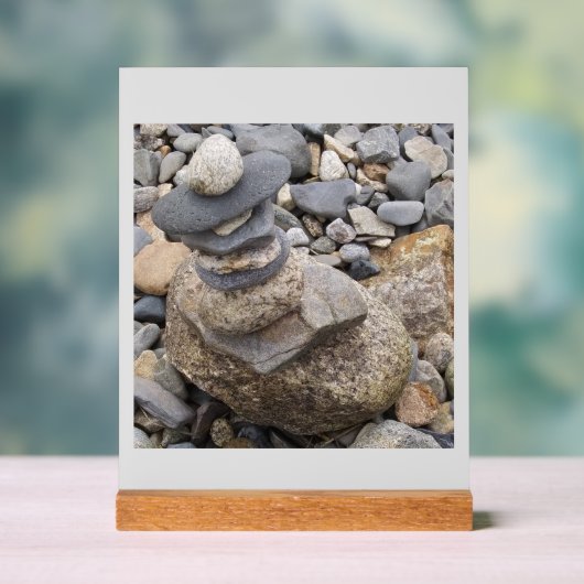 Zen Rock Decoratief Acryl Bord (Neutraal)