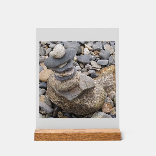 Zen Rock Decoratief Acryl Bord (Voorkant)