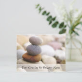 Zen Rock Garden Briefkaart (Staand voorkant)