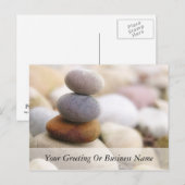Zen Rock Garden Briefkaart (Voorkant / Achterkant)