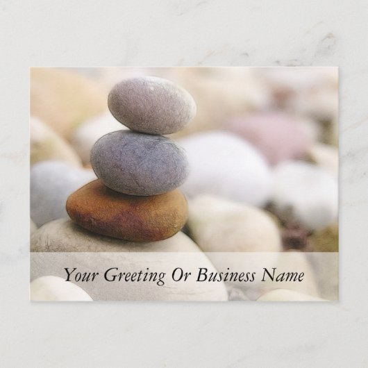 Zen Rock Garden Briefkaart (Voorkant)